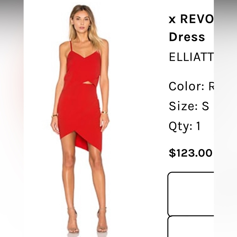 Revolve Red Mini Dress